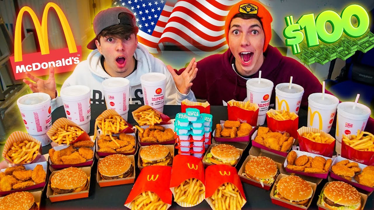 visa americana costa rica O QUE COMPRAMOS com $100 NO MC DONALD'S dos EUA!!!
