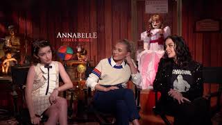Mckenna Grace, Madison Iseman, Katie Sarife Interview: Annabelle Comes Home