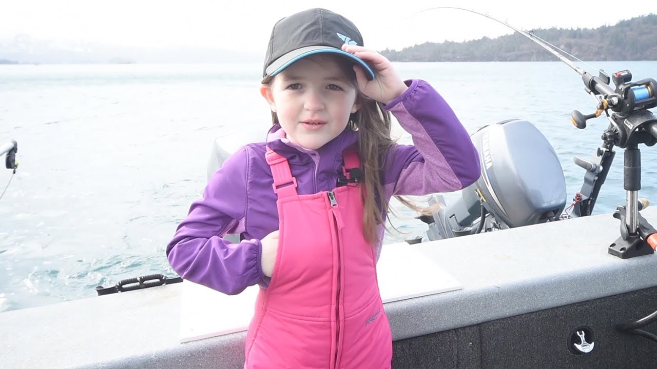 Little Girl Explains Halibut Fishing (BIG FISH in ALASKA