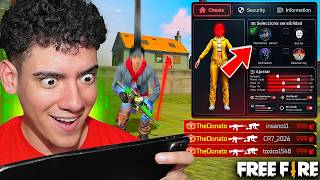HACKER CONFIGURA MI COMPUTADORA CON EL PANEL DE TODO ROJO EN FREE FIRE !! - TheDonato
