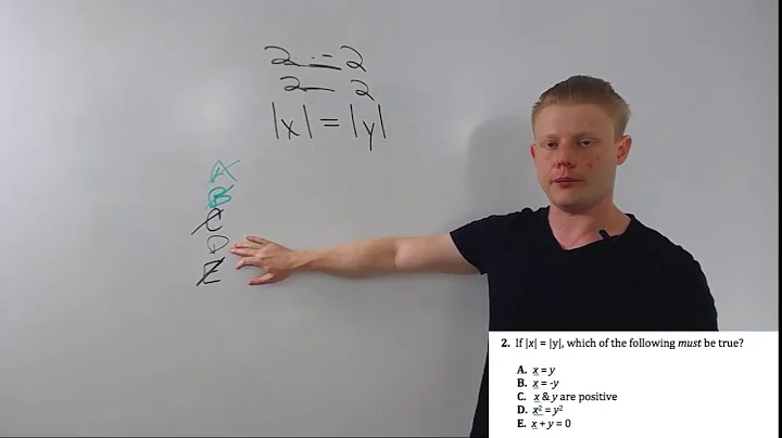 ACT Math:  Absolute Value Equations