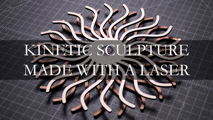 A kinetic art studio making creating sculptures