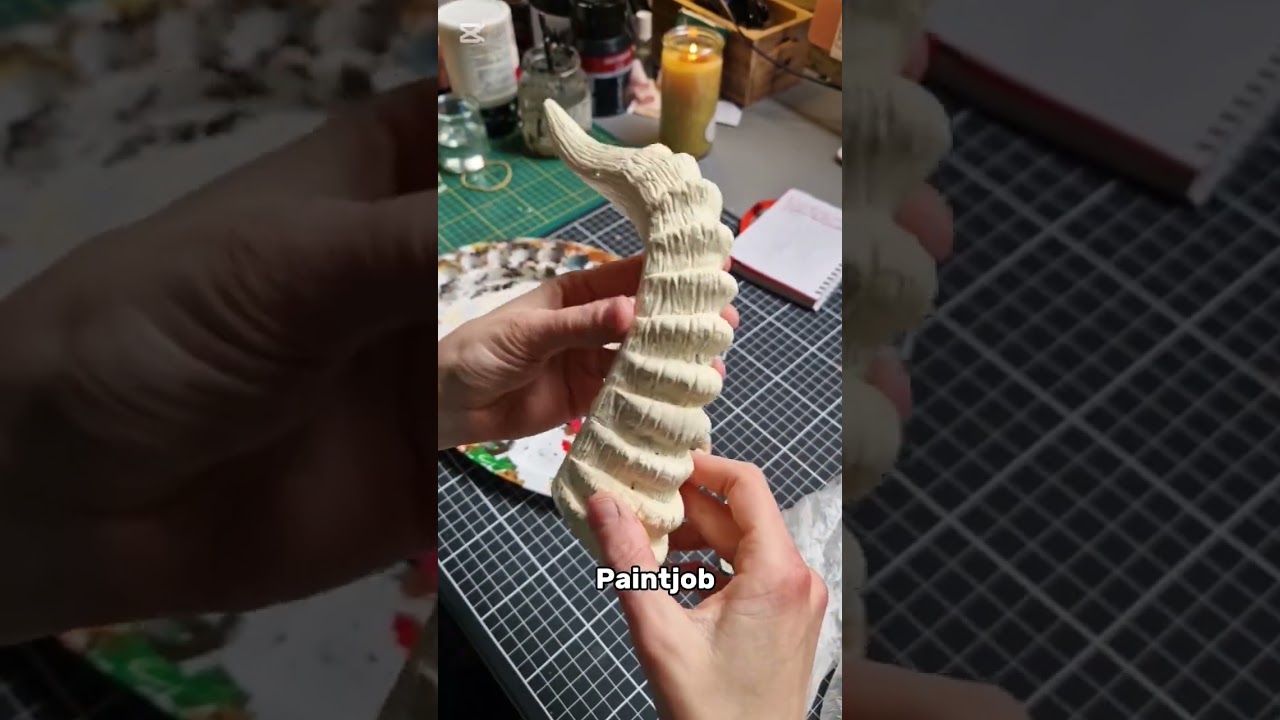 We build super realistic dragon horns! #cosplay #diy #creative #art #artist #selfmade