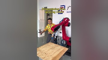 Simple operation spray robot #industrial robot #spray robot #6-axis robot #automation