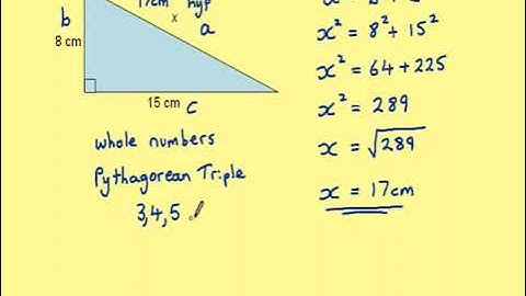 Edexcel Maths Higher GCSE Revision - Angles and Trigonometry - Pythagora