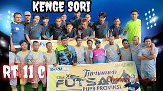 TURNAMEN SEMI FUTSAL ‼️ KENGGE SORI VS RT,11C DENGAN SKOR IMBANG 0-0 LAPANGAN KARIJAWA 2023‼️