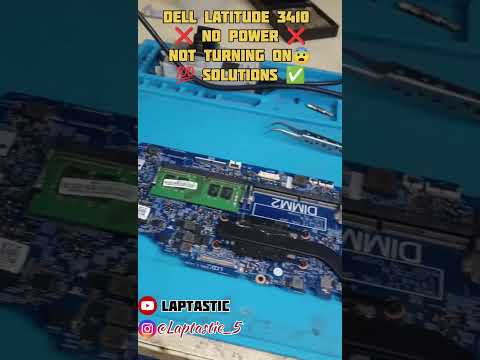 Dell Latitude 3410 No Power❌ Not Turning on 😨💯Solutions✅👍#laptop #laptops #repairing  #laptoprepair