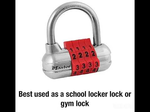 Master Lock Set Your Own Combination Padlock, 1 Pack, Color May Vary