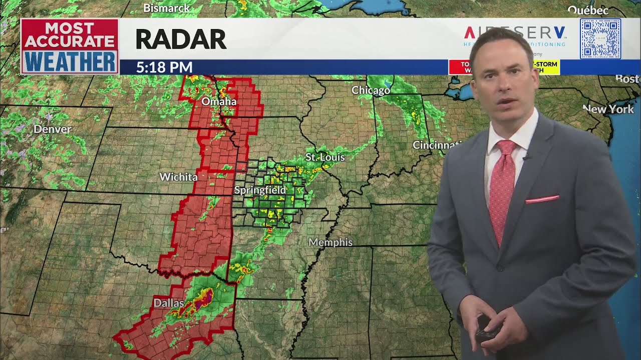 Tornadoes touching down across the region - YouTube