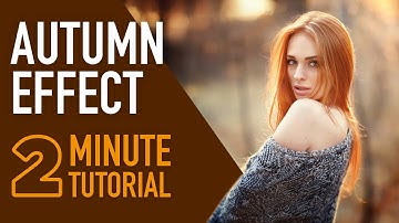 Hoe je een herfsteffect creëert in Photoshop #2MinuteTutorial