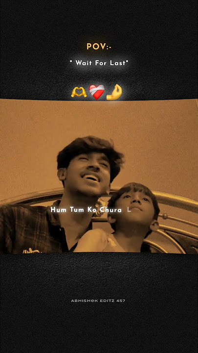 || Hum Tumko Nighaon Me || Boys Voice Song || WhatsApp Status Video ||