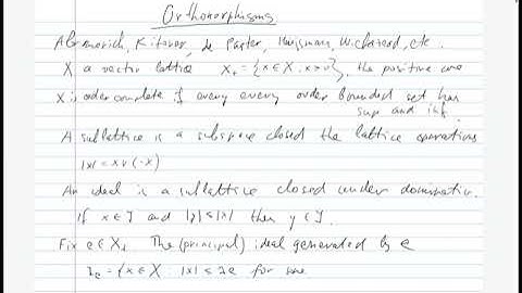 Vladimir Troitsky. Representing orthomorphisms as multiplication operators. 24.03.2023