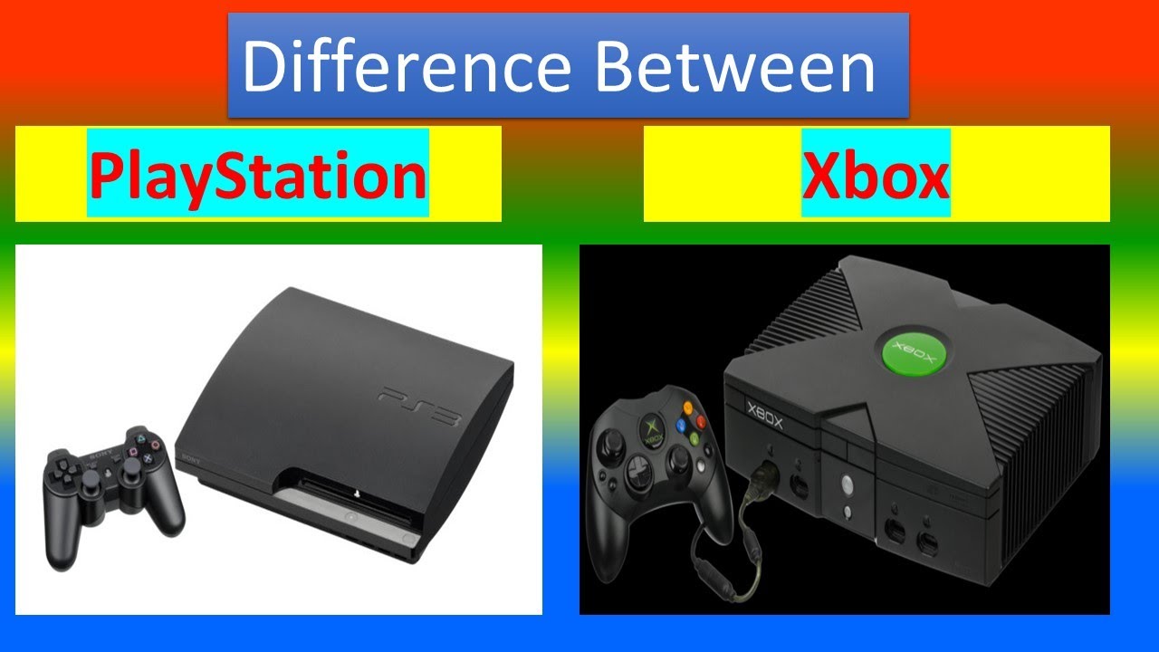 Difference Between PlayStation And Xbox YouTube Difference Between Playstation And Xbox Youtube