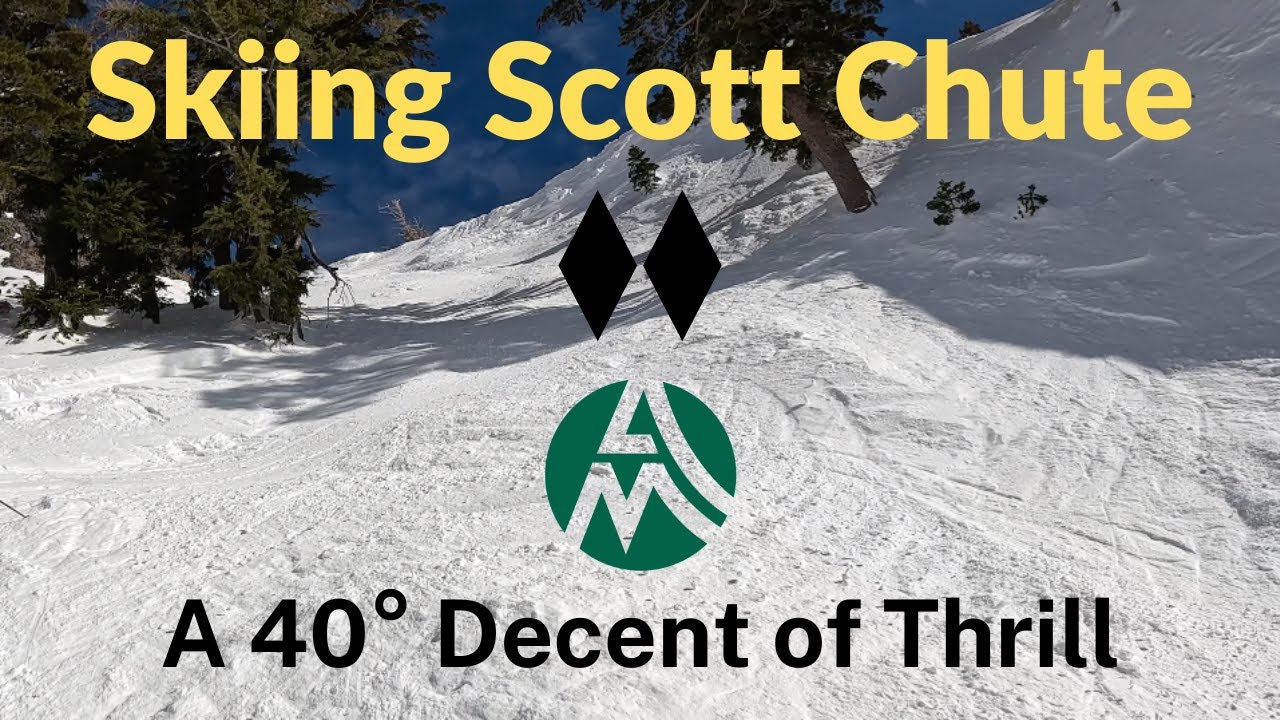 Skiing Scott Chute: A 40° Thrill-Seeker's Descent - Alpine Meadows