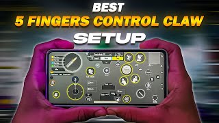 BEST 5 FINGERS CONTROL CLAW SETUP & CONTROL SETTINGS | 5 FINGERS CONTROL CODE FOR BGMI & PUBG MOBILE screenshot 5