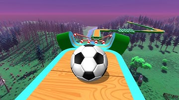 Sky Rolling Balls - All Levels Gameplay Android, iOS ( Level 120 - 137 )