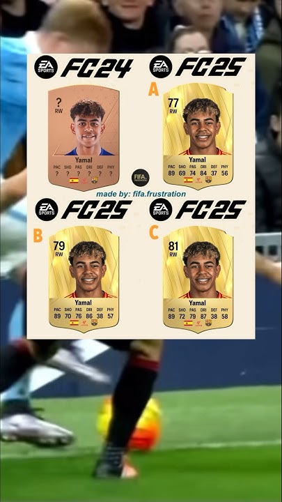 Yamal EAFC 25 Rating? 🔥⚽️ (FIFA 25) #fifa #fifa25 #eafc25 #fut25 #