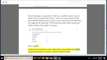 Set up Hide.me L2TP/IPsec on Synology DSM 6.0