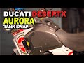 Ducati DesertX Aurora Tank Swap &ndash; Full Install