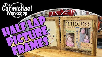 Half Lap Picture Frames