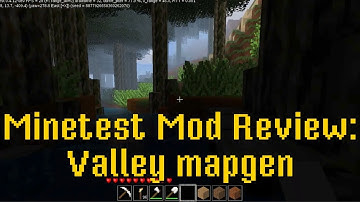 Minetest Mod Review: Valley mapgen