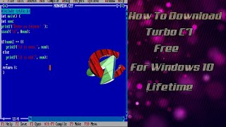 How to download Turbo C7 || Lifetime free for Windows10 || Technical Kushal screenshot 2
