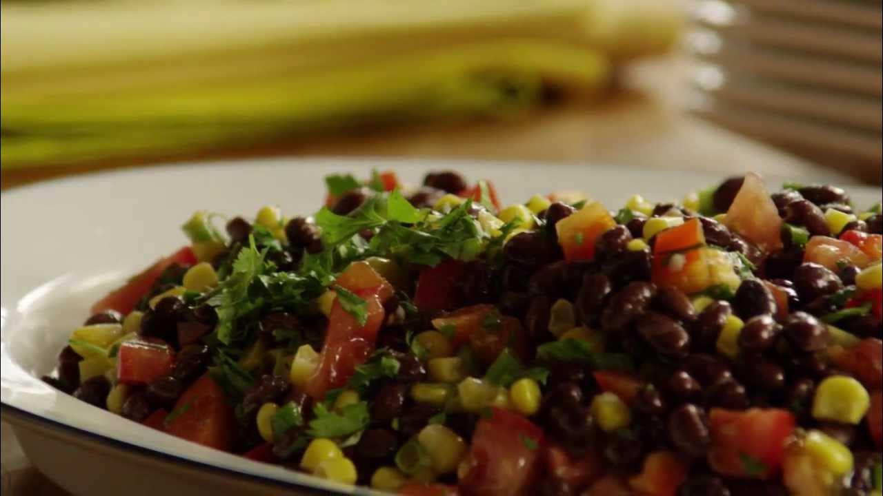 How to Make Black Bean and Corn Salad YouTube