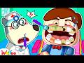 NEW: Lego Dental Clinic! Wolfoo Fixes Teeth for Lego Friends | Teeth Healthy Tips | Wolfoo Channel