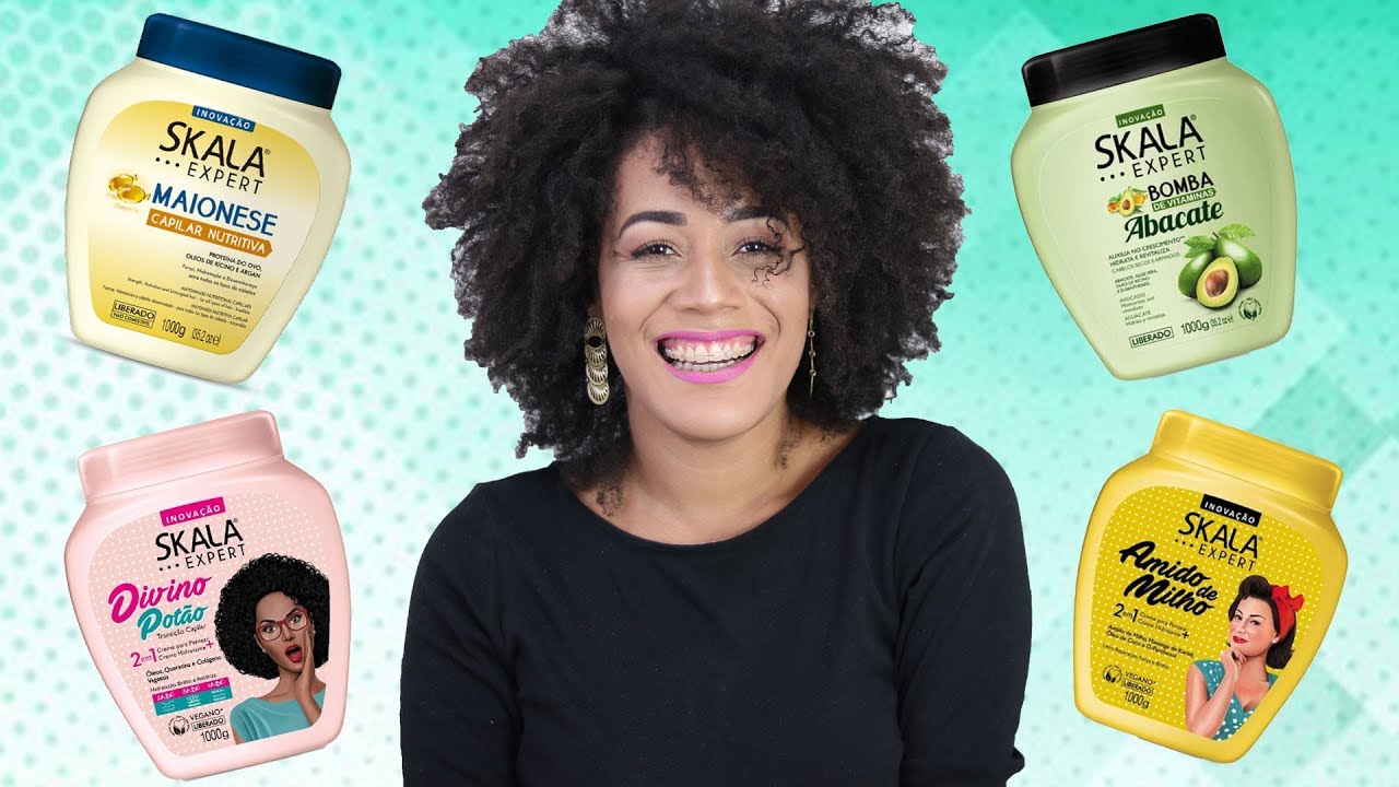 CRONOGRAMA CAPILAR USANDO APENAS PRODUTOS SKALA | Rose Hapuque