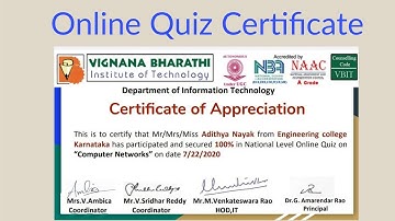 National level online Quiz on Computer Networks 2020 | With Free Certificate