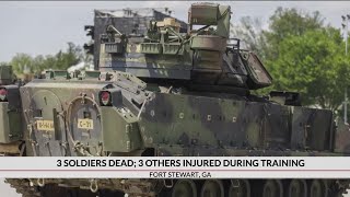 3 US soldiers killed in crash at Fort Stewart in Georgia