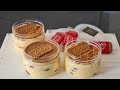 No oven Lotus dessert cup, super easy and delicious. Dessert box selling idea