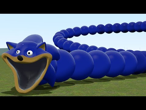 I FOUND NEW ROBLOX HUNGRY SONIC WORM in Garry's Mod