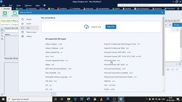 Import Tool in Alteryx workflow