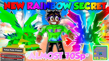 😱I Made The 1st RAINBOW NEW SECRET!! 🌈*Imperator Alligator* OMG!! 65Sp+ I Got On The LEADERBOARD CS