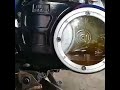 Yamaha SS running engine oil transparent