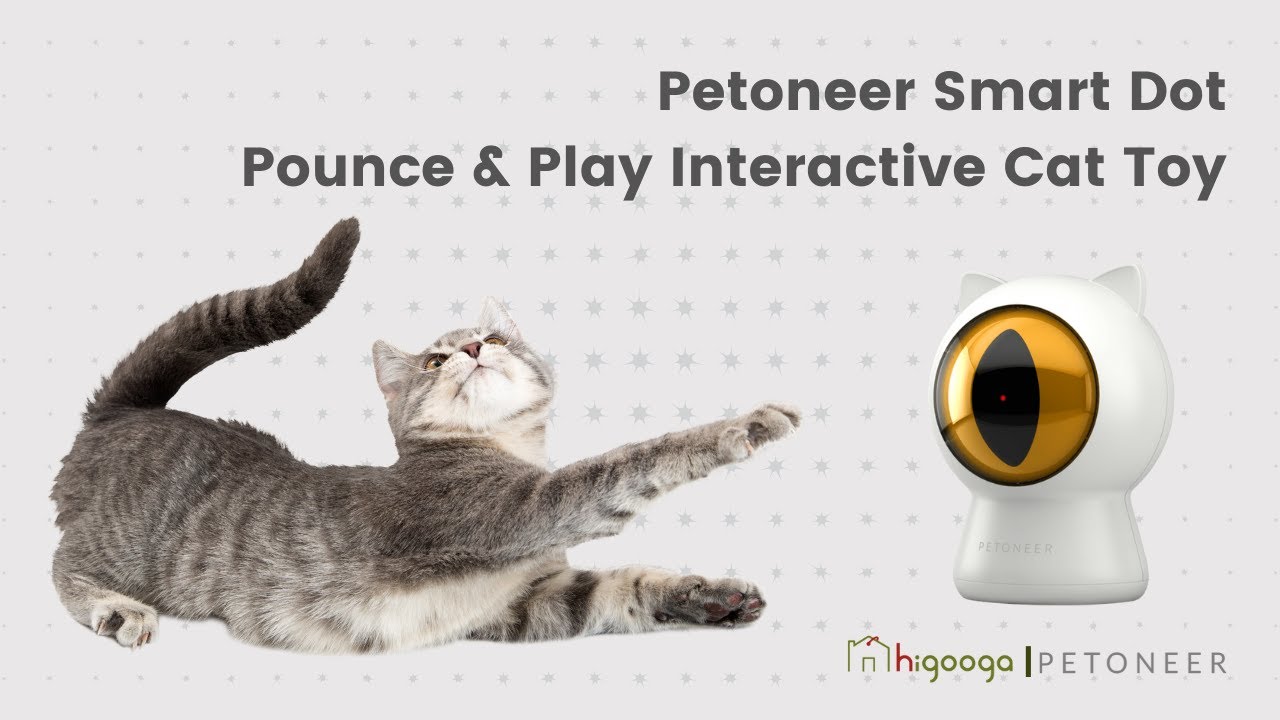 Petoneer Smart Dot Pounce & Play Interactive Cat Toy