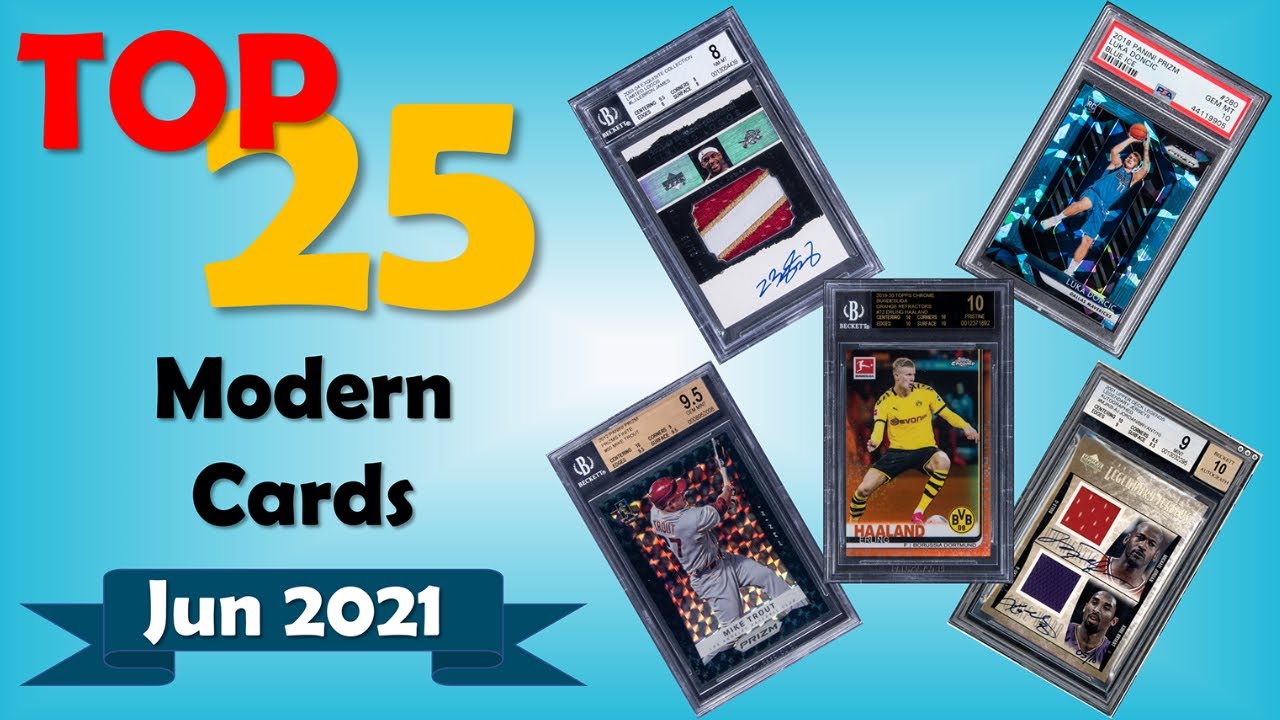 Top 25 Modern Sports Card Sales for June '21 Ep 4 YouTube