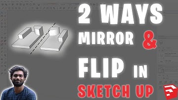 How To Mirror & Flip Objects in Sketchup| Without Using Plugins | Ar.Fury