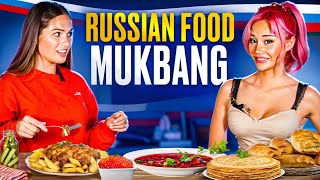 Russian Food Mukbang with Michelle Kennelly & Star Abelar *crying ...