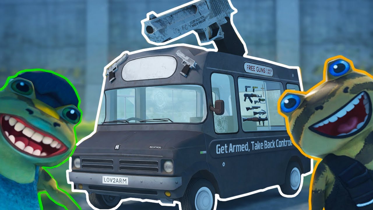 Может ли грузовик с оружием восстановить закон и порядок? Удивительная лягушка 66