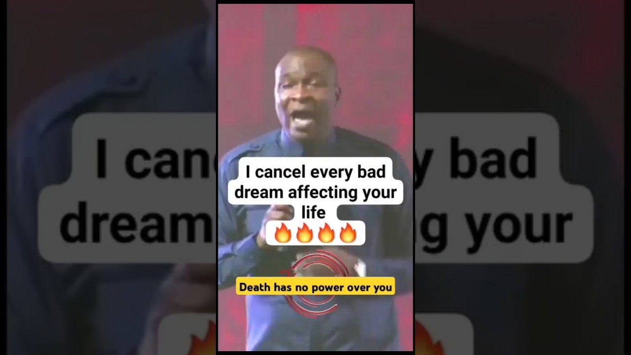 PRAYER TO CANCEL BAD DREAM 