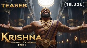 Krishna: The Moon of Vrindavan Part 2 | Official Teaser | Cinematic AI Short Film (Telugu)
