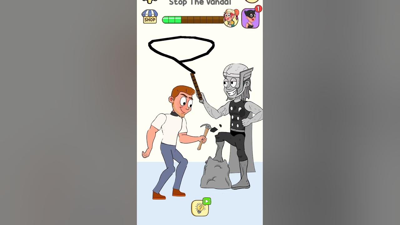 vandal ! 😄Tricky Riddle😂🤪 gameplay subscribe animação YouTube