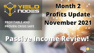 Yield Nodes Review - Month 2 Results - November 2021 Passive Income