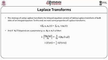 Using Integral transforms for solving integral equations: Laplace