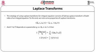 Using Integral transforms for solving integral equations: Laplace