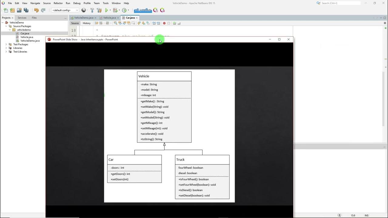 Java Car Class and Inheritance - YouTube