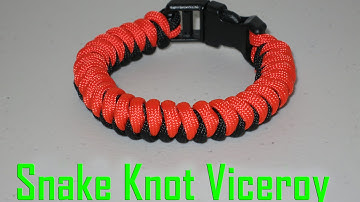 How to make a Snake knot viceroy with buckles