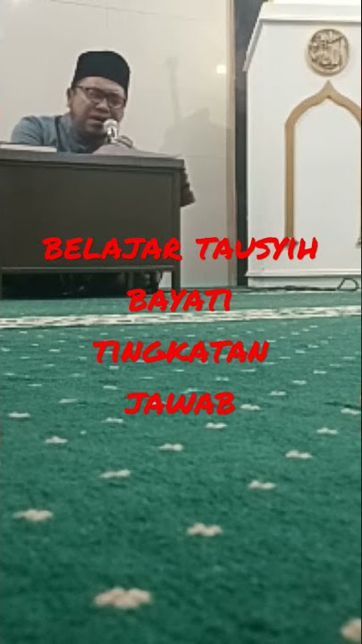 belajar tausyih bayati tingkatan jawab